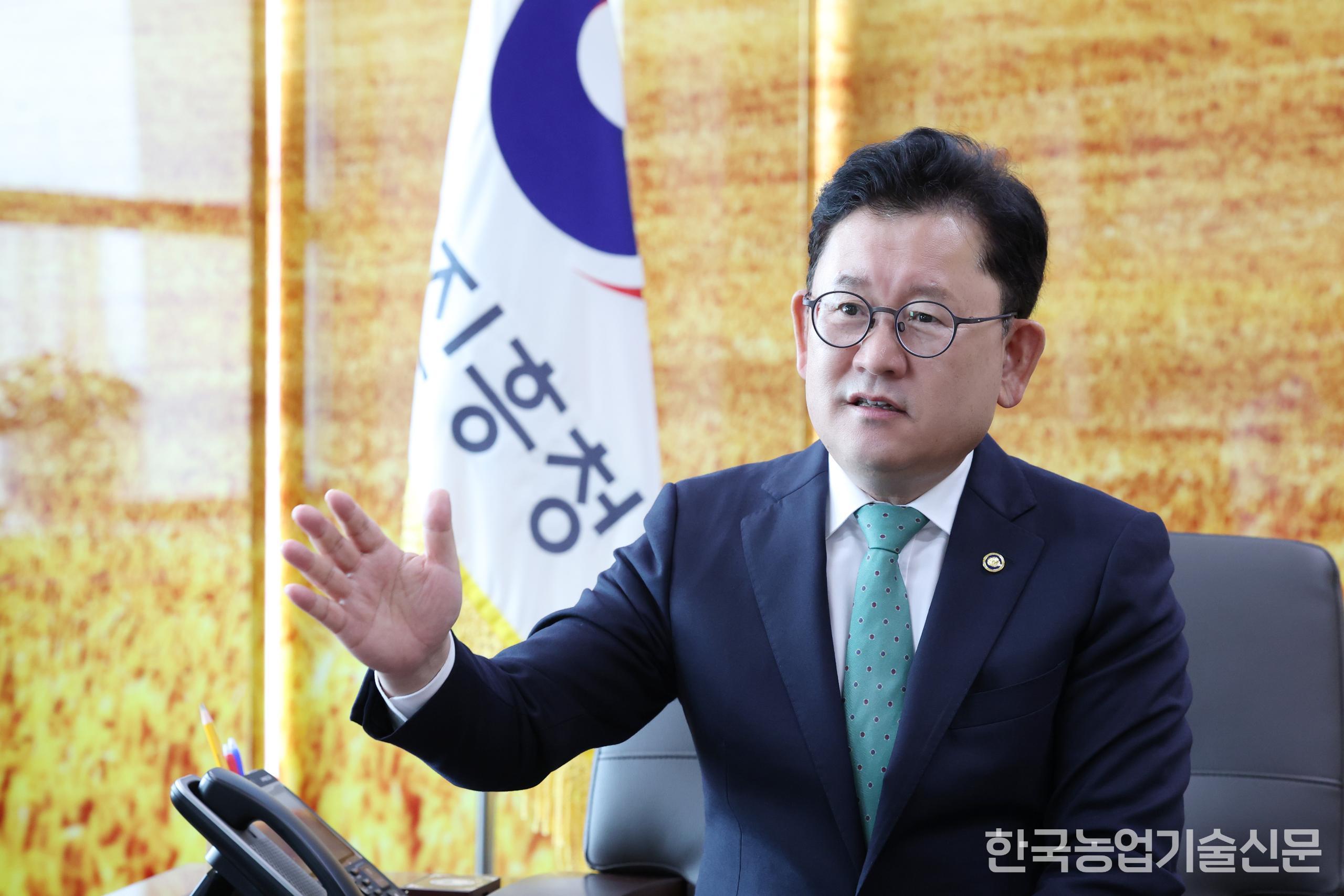 Lee Seung-don, administrador de la Administración de Desarrollo Rural, cumple un año en el cargo. (Foto proporcionada por la Administración de Desarrollo Rural)